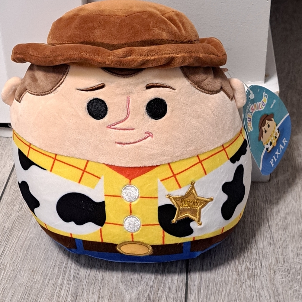 Brand New Disney Pixar 8 Inch Woody Squishmallow Plush Toy